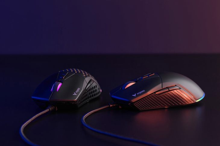 轻量模块DIY 雷柏V360模块化幻彩RGB游戏鼠标上市