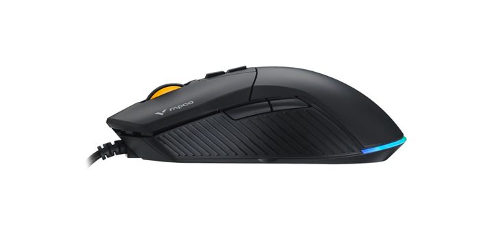 轻量模块DIY 雷柏V360模块化幻彩RGB游戏鼠标上市