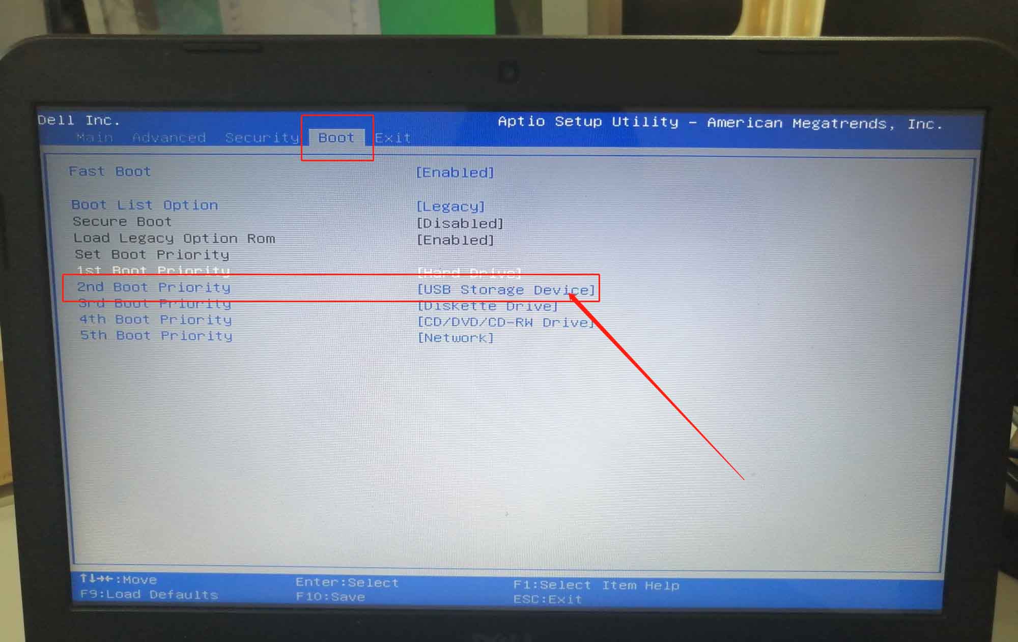 如何设置BIOS从Dell台式计算机上的USB磁盘pe引导？