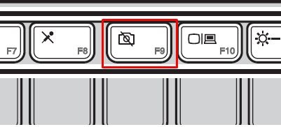 快捷键为“Fn+F9”