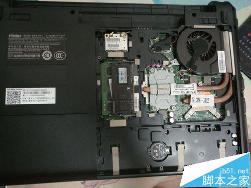 海尔t6笔记本拆键盘