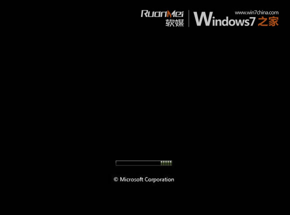 win7开机为绿色滚动条的原因分析
