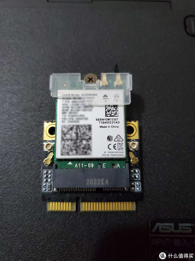 转接卡安装好示意