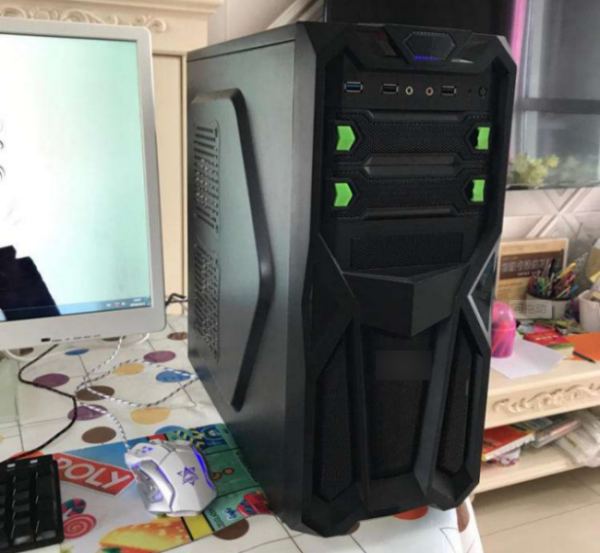 电脑主机横着放