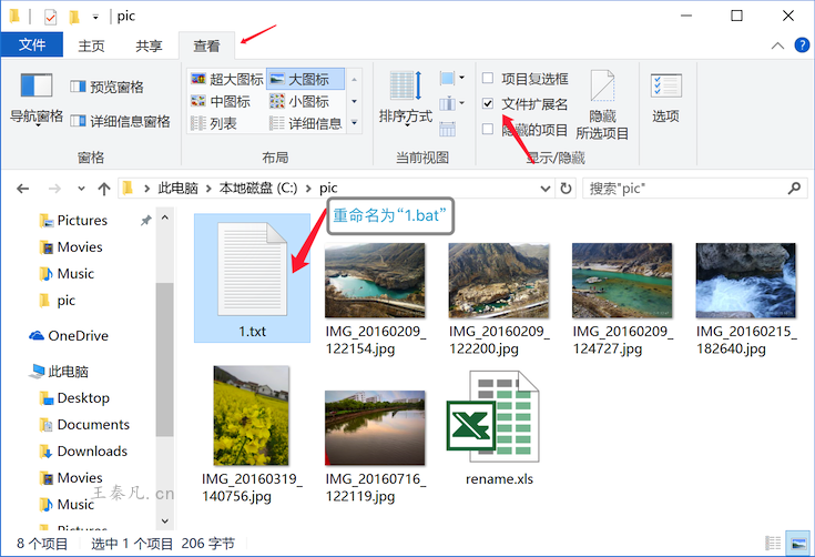excel文件名批量修改