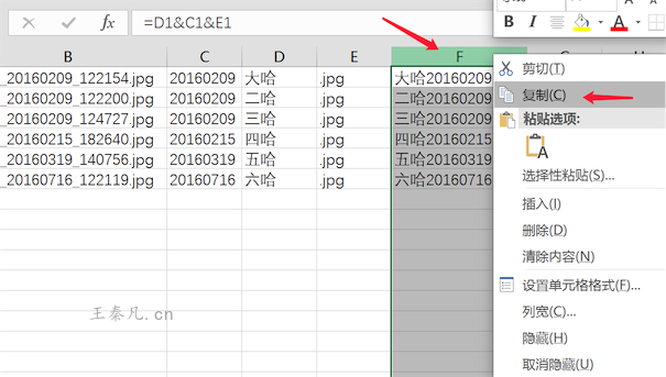excel文件名批量修改