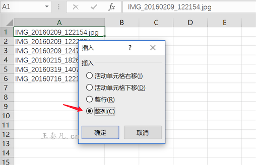 excel文件名批量修改