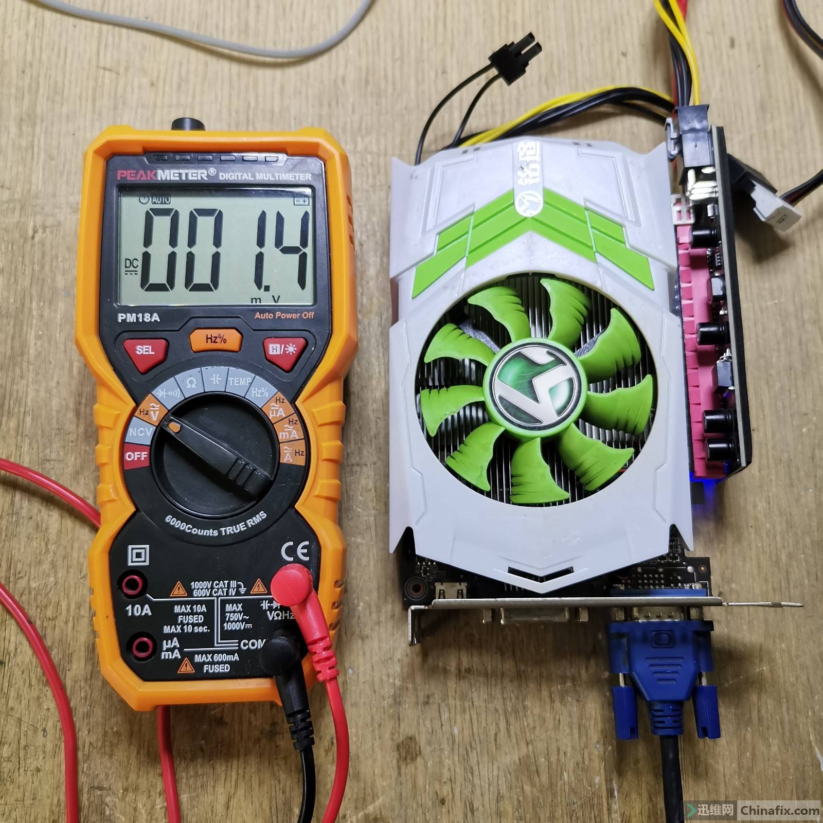 铭S GTX650显卡风扇不旋转的维护示例