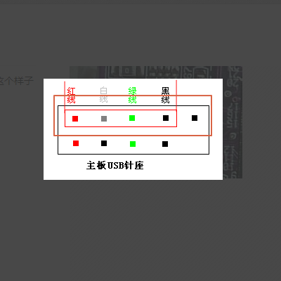 主板usb跳线接法图解