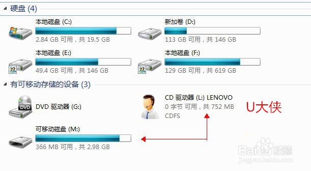 笔记本电脑读取不了u盘