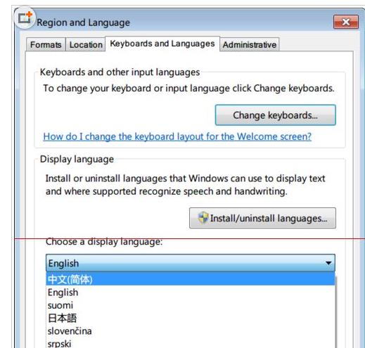 请问笔记本电脑英文版的要怎么改成中文版的？