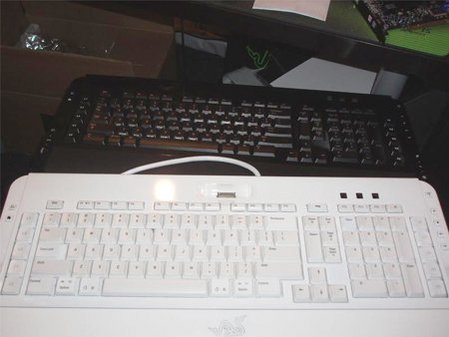 黑白诱惑 Razer 狼蛛键盘真品大曝光