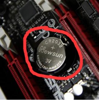 主板电池没电了