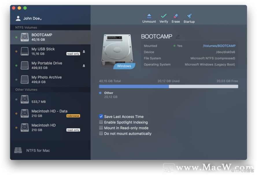 mac磁盘工具给移动硬盘分区