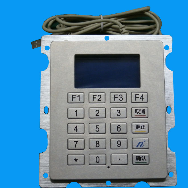 金属键盘　加油机专用键盘、带显示屏、机械键盘示例图2