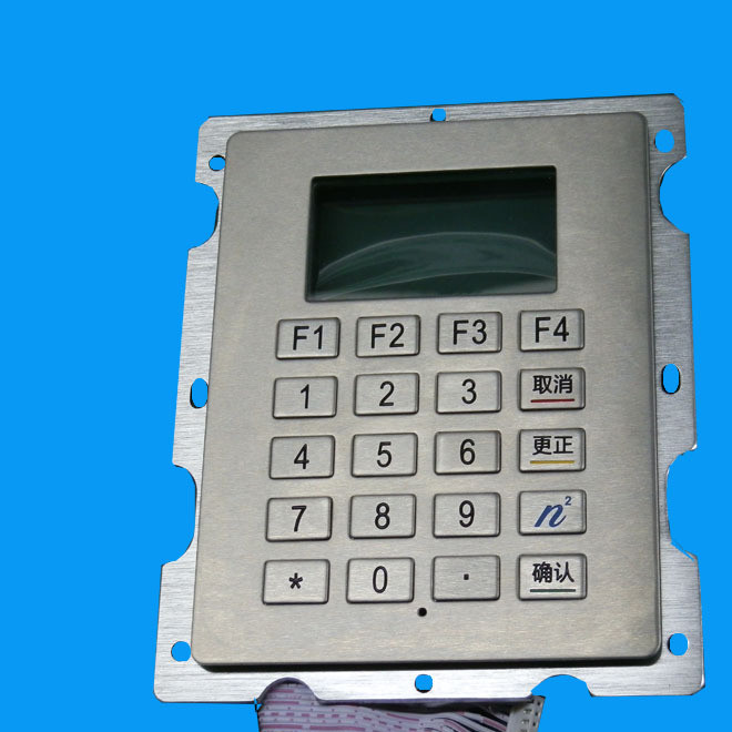 金属键盘　加油机专用键盘、带显示屏、机械键盘示例图3