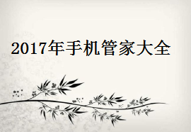 2017年手机管家大全