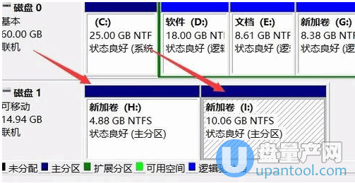 怎么把u盘分区