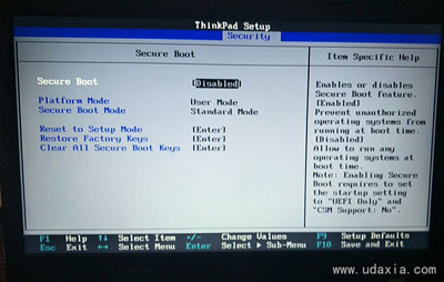 联想ThinkPad T470笔记本电脑BIOS设置U盘启动教程
