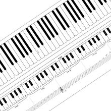 钢琴键盘的尺寸_钢琴键盘 尺寸_电脑钢琴键盘