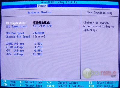 BIOS看CPU温度