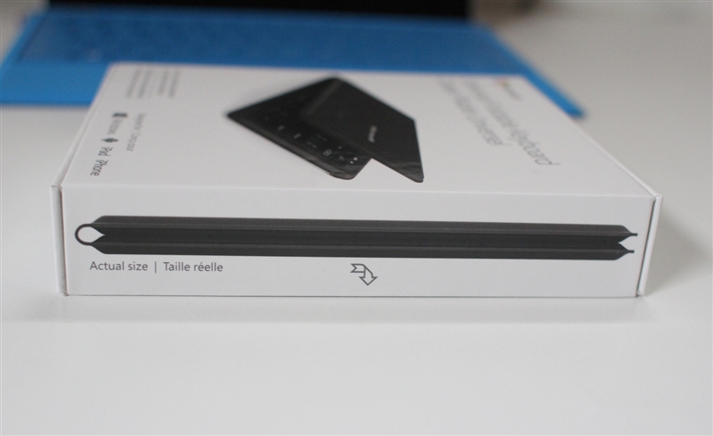 微软可折叠蓝牙键盘评测：5mm超薄手感不赖