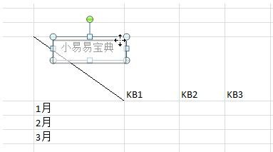 excel表格添加斜线并写字