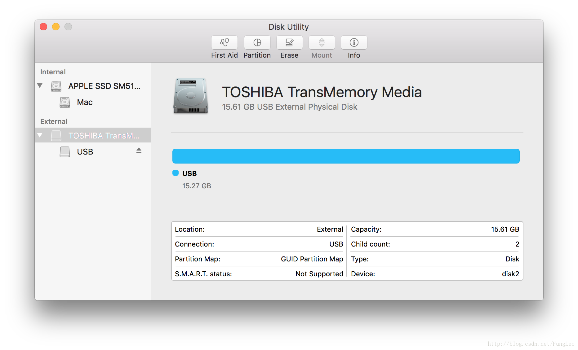 选中你插入的U盘