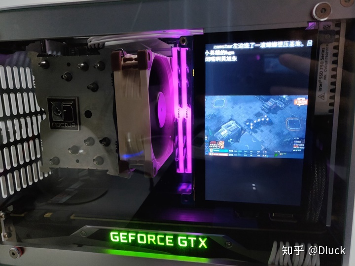 监控主板连接显示屏