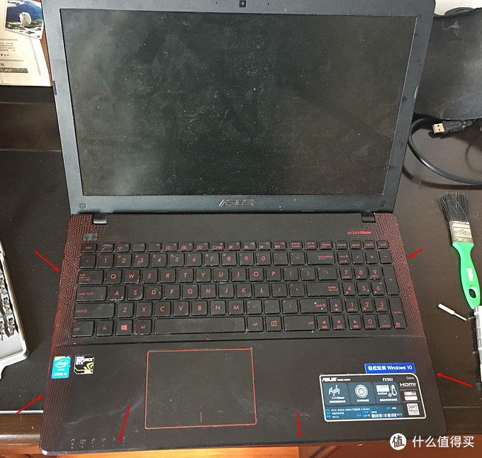 笔记本拆解：ASUS 华硕 FX50J 飞行堡垒 笔记本电脑 及ThinkPad E440做工和散热对比