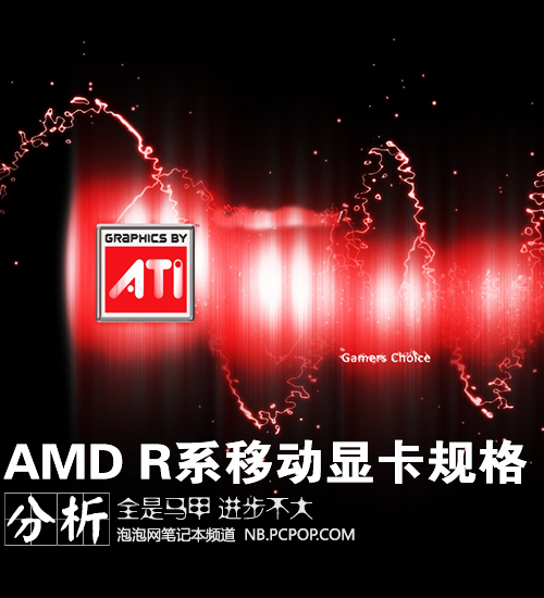 提升不大AMDR系列移动显卡规格分析