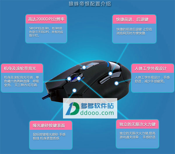 狼蛛鼠标帝恨鼠标驱动