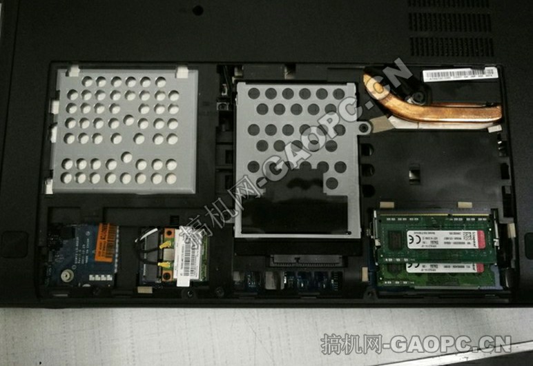 联想Y485拆机-SATA硬盘特写