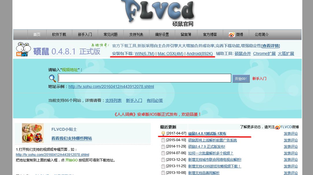 视频网站下载软件
