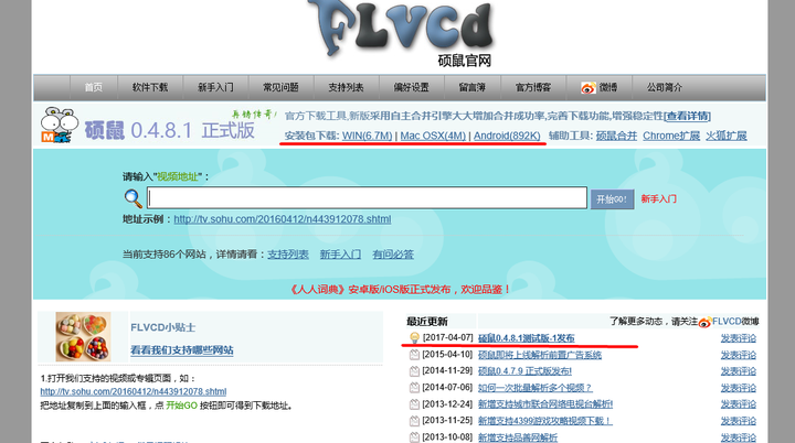 视频网站下载软件