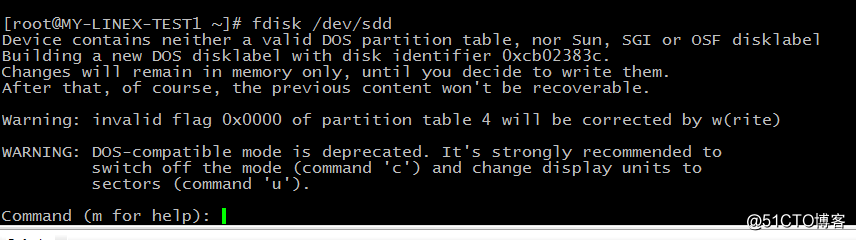 Linux (Centos)添加一块新硬盘的步骤及注意事项