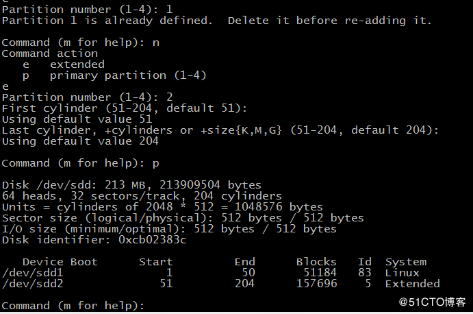 Linux (Centos)添加一块新硬盘的步骤及注意事项