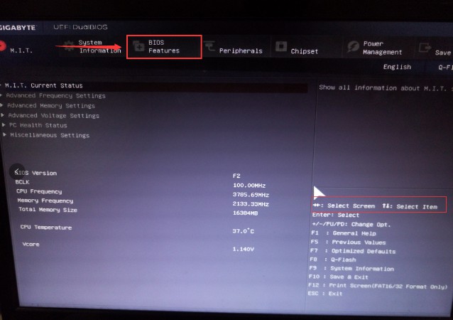 a-位移到“BIOS”