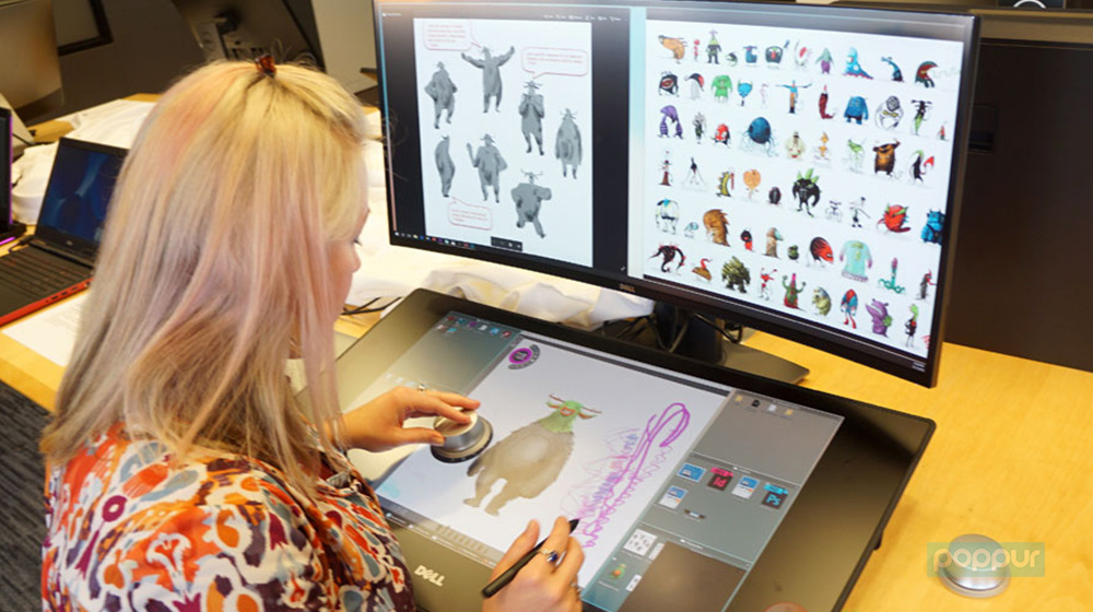 戴尔Canvas 27触摸屏