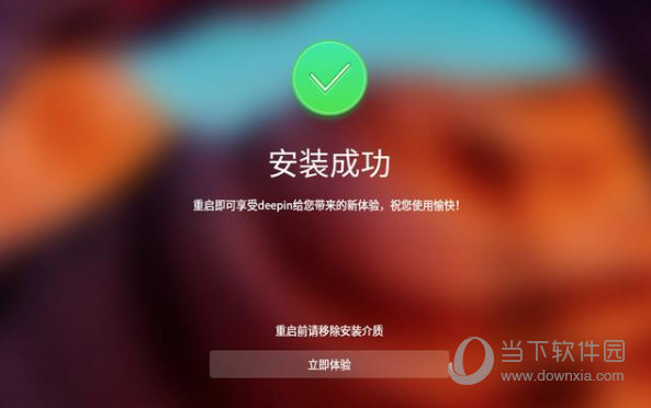 安装成功