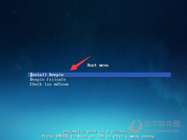 点击【Install Deepin】