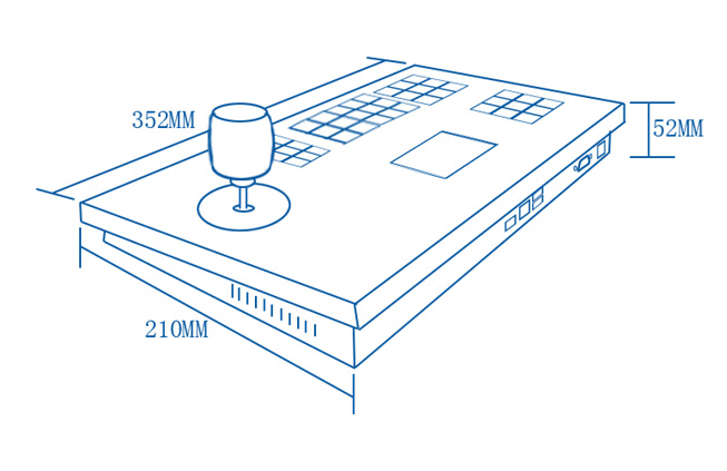 控制球机网络键盘