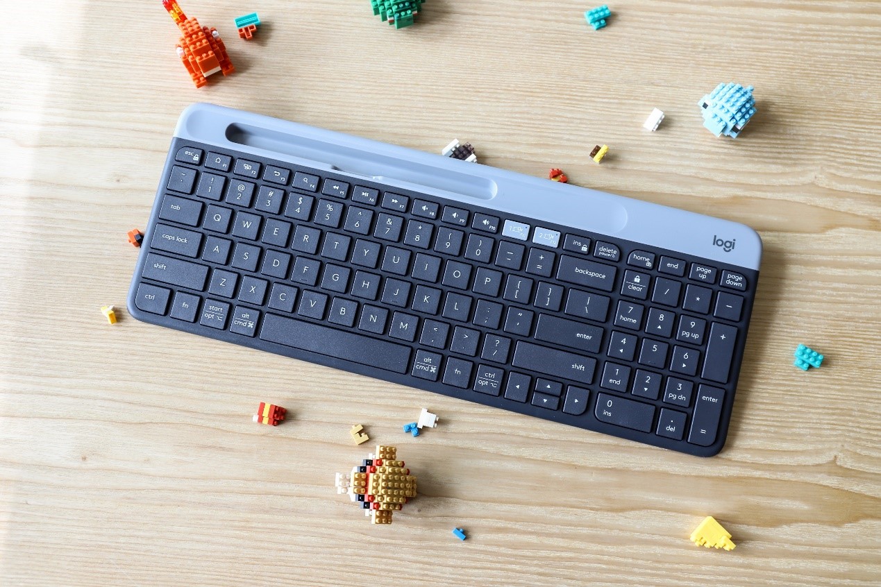罗技K580办公键盘，有着蓝牙无线双连功能！
