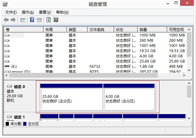 win8固态硬盘分区