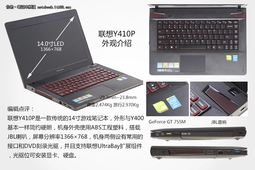 联想y410p扩展显卡