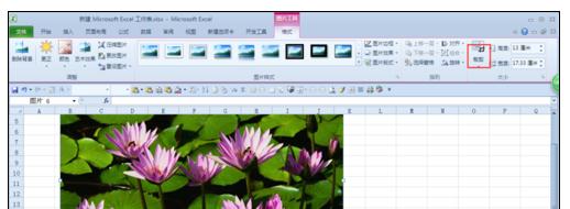 Excel2010中对图片进行抠图和裁剪的操作方法