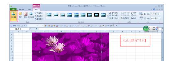 Excel2010中对图片进行抠图和裁剪的操作方法