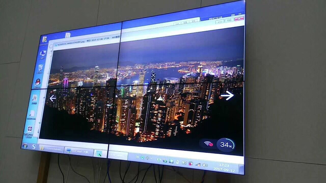 4台液晶电视或显示器怎么才能组成一个大屏幕