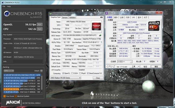 性能碉堡了 FX8320配映泰TA970评测！ 