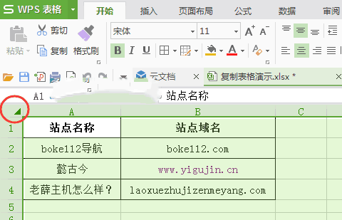 WPS如何复制表格保持原有格式不变？ - 第2张 - boke112联盟(boke112.com)